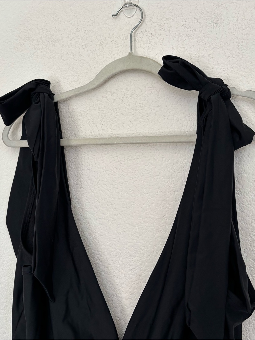 Unique Vintage Black Plunge One Piece Swimsuit NWT - Picture 6 of 10